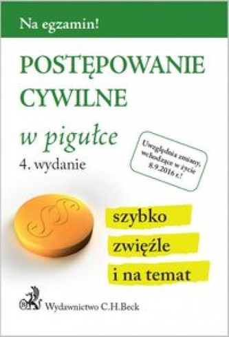 Postępowanie cywilne w pigułce. Wyd 4