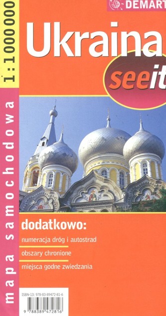 Ukraina 1:1 000 000 mapa samochodowa