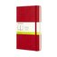 Moleskine: Zápisník tvrdý čistý červený L