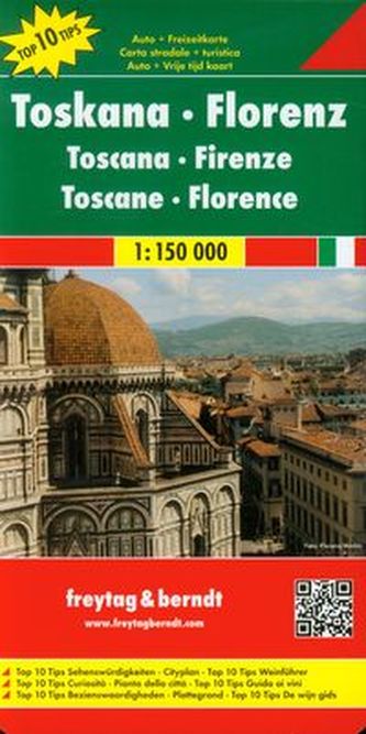 Toskana-Florenz/Toskánsko,Florencie 1:150T/automapa