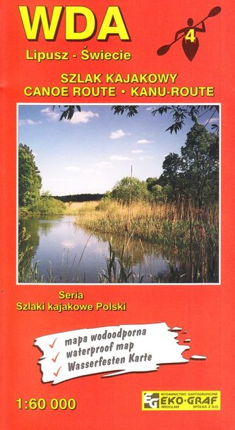 Wda mapa kajakowa 1:60 000