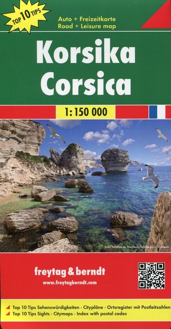 AK 0407 Korsika 1:150 000 / automapa + mapa volného času