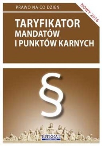 Taryfikator mandatów i punktów karnych 2016
