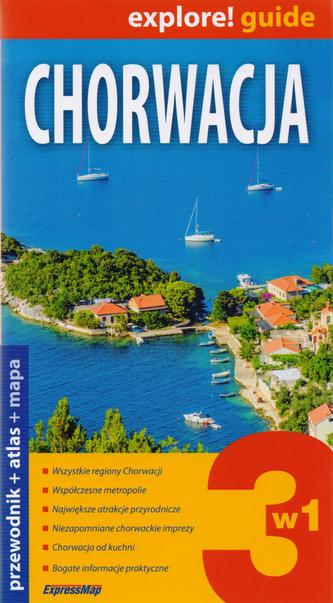 Chorwacja 3w1. Przewodnik + atlas + mapa