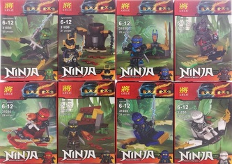 Klocki Lele Ninja 31030 mix. figurki
