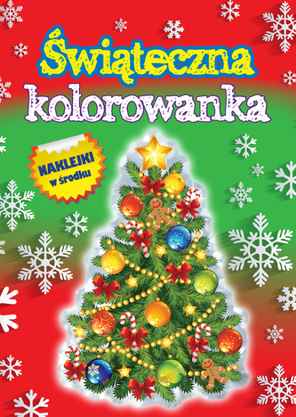 Świąteczna kolorowanka z naklejkami