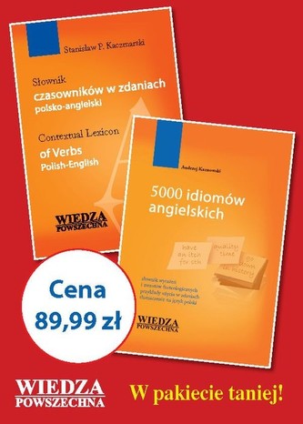 Pakiet językowy - angielski. Słownik czasowników w zdaniach/5000 Idiomów Pakiet językowy - angielski. Słownik czasowników w zdaniach/5000 Idiomów