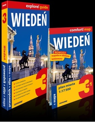 Wiedeń 3w1 Przewodnik + atlas + mapa