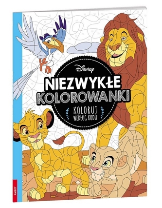 Disney. Niezwykłe kolorowanki. Koloruj według kodu KO-1