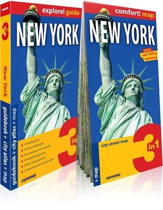 New York guide + atlas + map