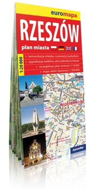 Plan miasta.  Rzeszów  1:20 000 papierowa Plan miasta.  Rzeszów  1:20 000 papierowa