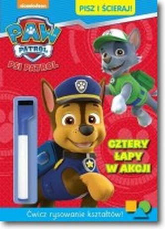 Psi Patrol Pisz i ścieraj. Cztery łapy w akcji