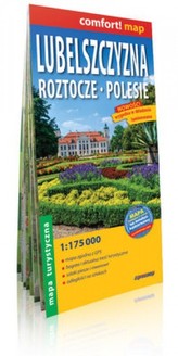 Mapa turystyczna. Lubelszczyzna, Roztocze, Polesie 1:175 000  Laminowana