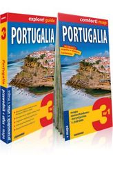 Portugalia. 3w1. Przewodnik. Mapa. Atlas (komplet)