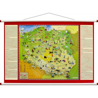 MAPA ŚCIENNA MIDI POLSKA MŁ. ODKR. ARTGLOB 9788363618773