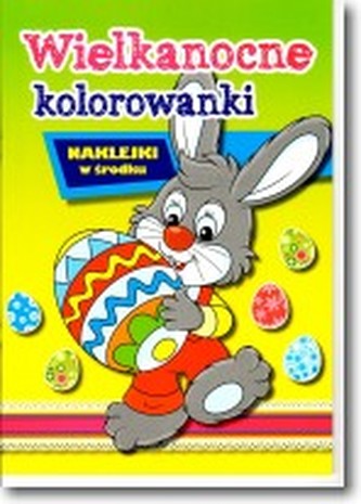 Wielkanocne kolorowanki z naklejkami