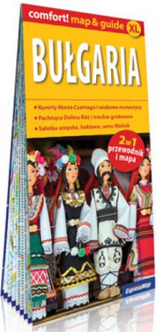 Mapa - Bułgaria  map&guide XL  Laminat Mapa - Bułgaria  map&guide XL  Laminat