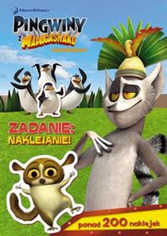 Pingwiny z Madagaskaru. Zadanie naklejanie LAS 704 Pingwiny z Madagaskaru. Zadanie naklejanie LAS 704