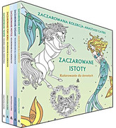 Pakiet kolorowanek -  Zaczarowane istoty / Zaczarowane oceany / Zaczarowane pory roku /Zaczarowane m