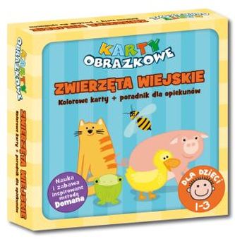 Zwierzęta wiejskie. Karty obrazkowe