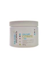 NutriWorks - Calcium Citrate + D3 250g