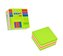 Notes kostka zielona - mix neon i pastel.