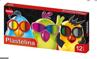 Plastelina 12 kolorów MONA Plastelina 12 kolorów MONA