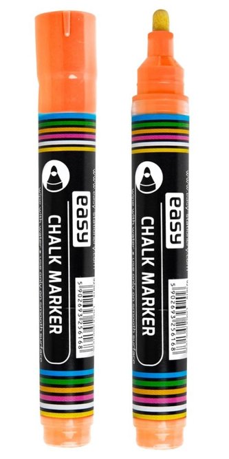 Marker kredowy pomarańczowy (10szt) EASY