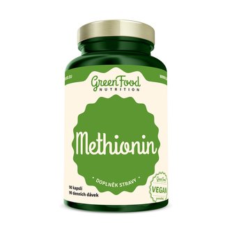 GreenFood nutrition - Methionin 90 vegan kapslí