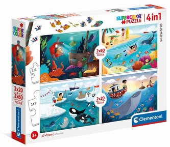 Puzzle Mořský svět 4v1