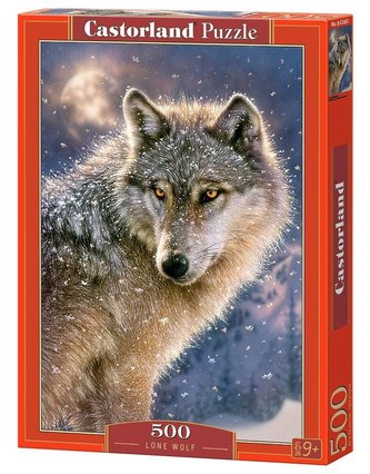Puzzle 500 Samotny wilk CASTOR Puzzle 500 Samotny wilk CASTOR