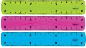 Linijka plastikowa Flexible 15cm 86638