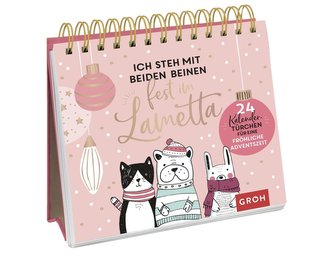 Ich steh mit beiden Beinen fest im Lametta