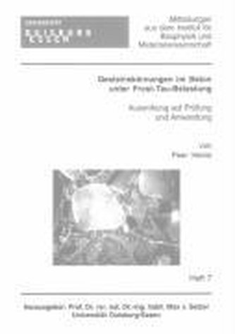 Gesteinskörnungen im Beton unter Frost-Tau-Belastung