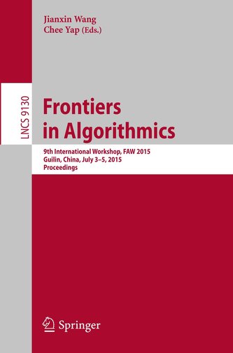 Frontiers in Algorithmics