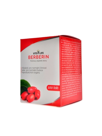 VitoLife - Berberin 330mg 100 kapslí