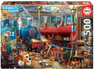 Puzzle 500 Stacja kolejowa G3