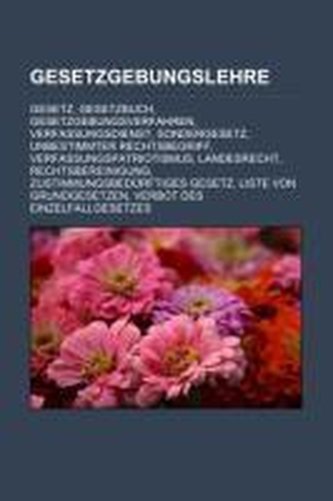 Gesetzgebungslehre