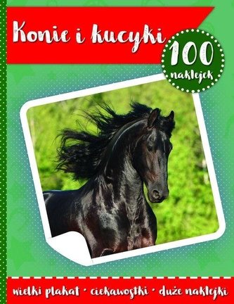100 naklejek. Konie i kucyki w.2