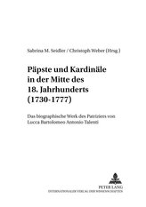 Päpste und Kardinäle in der Mitte des 18. Jahrhunderts (1730-1777)