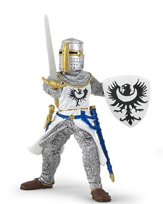 Rytíř bílý s mečem Rytíř bílý s mečem