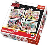 Puzzle 4w1 Minnie z przyjaciółmi TREFL
