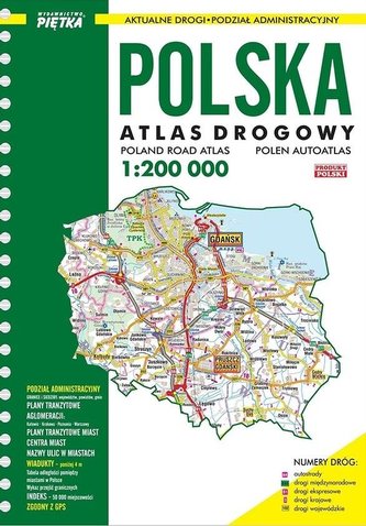Atlas Polski 1:200 000 drogowy