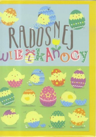 Karnet B6 Wielkanoc. Pisklaki