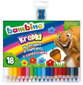 Kredki ołówkowe 18 kolorów BAMBINO Kredki ołówkowe 18 kolorów BAMBINO