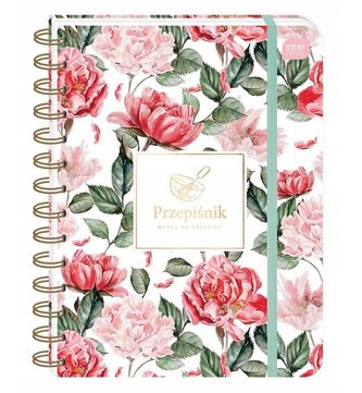 Przepiśnik z gumką A5/240K 90g Flowers Przepiśnik z gumką A5/240K 90g Flowers