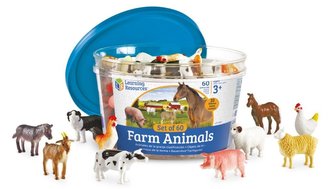 Zestaw 60szt- Farma, Figurki do nauki liczenia
