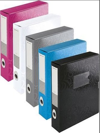 Teczka box A4 Tai-Chi niebieska