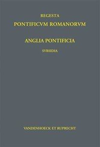 Anglia Pontificia - Subsidia I