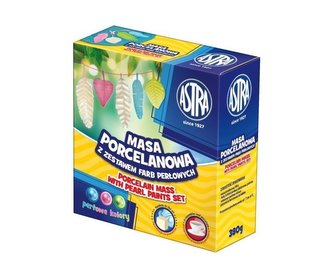 Masa porcelanowa + 3 kolory farb perłowych ASTRA Masa porcelanowa + 3 kolory farb perłowych ASTRA